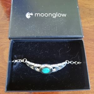 Moon Glow Turquoise Bracelet